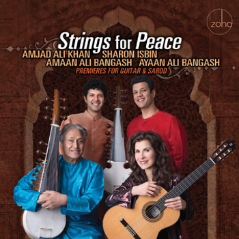Music - CD Strings For Peace Premieres For Guitar & Sarod Book