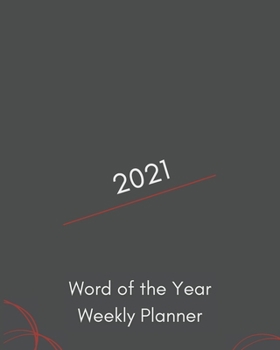 Paperback Word of the Year Weekly Planner Book