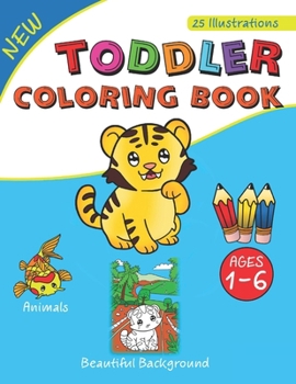 Toddler Coloring Book 25 Illustrations