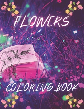 Paperback Flowers: coloring book