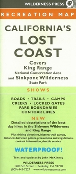 Paperback Map Californias Lost Coast Rec Book