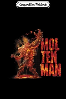 Composition Notebook: Marvel Spider-Man Far From Home Molten Man Word Stack  Journal/Notebook Blank Lined Ruled 6x9 100 Pages