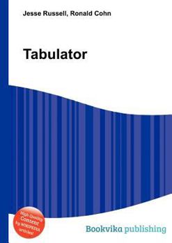 Paperback Tabulator Book