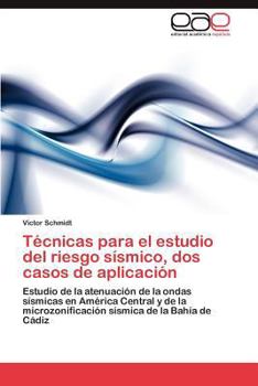 Paperback Técnicas para el estudio del riesgo sísmico, dos casos de aplicación [Spanish] Book