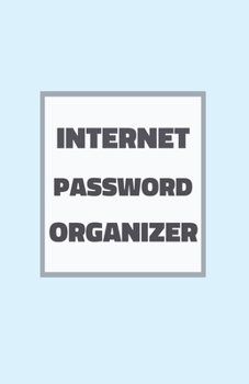 Internet Password Organizer: Password Book with Tabs