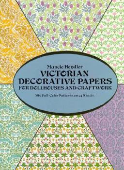 Paperback Victorian Decorative Papers: For Dollhouses and Craftwork Book