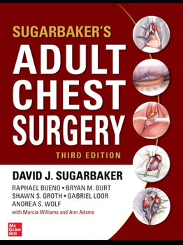 Hardcover Sugarbaker's Adult Chest Surgery, 3rd Edition Book