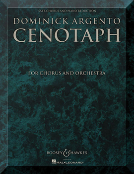 Paperback Cenotaph: for Chorus and Orchestra, SATB Chorus and Piano Reduction Book