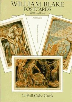 Paperback William Blake Postcards: 24 Full-Color Cards Book