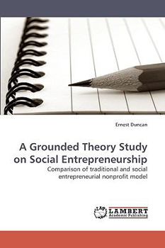 Paperback A Grounded Theory Study on Social Entrepreneurship Book