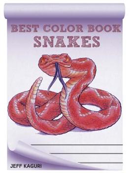 Paperback Best Coloring Book for Snakes: Snakes Book
