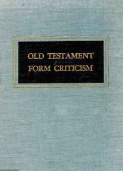 Hardcover Old Testament Form Criticism Book