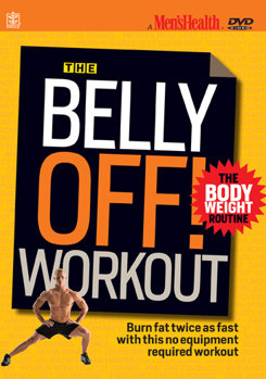 DVD Men's Health: Belly Off! Workout, Body Weight Book