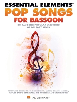 Paperback Essential Elements Pop Songs for Bassoon Book