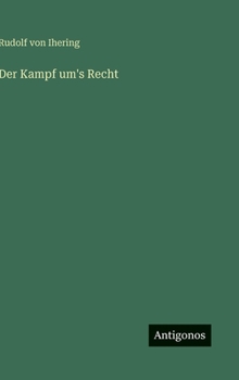 Hardcover Der Kampf um's Recht [German] Book