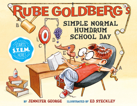 Hardcover Rube Goldberg's Simple Normal Humdrum School Day Book