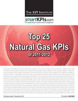 Paperback Top 25 Natural Gas KPIs of 2011-2012 Book
