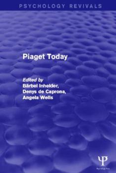 Paperback Piaget Today (Psychology Revivals) Book