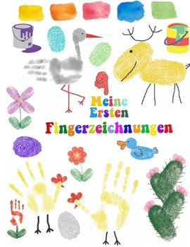 Meine Ersten Fingerzeichnungen: Niedliche Tiere mit dem Finger gemalt, leicht zu zeichnen für Kleinkinder oder kleine Kinder