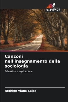 Paperback Canzoni nell'insegnamento della sociologia [Italian] Book