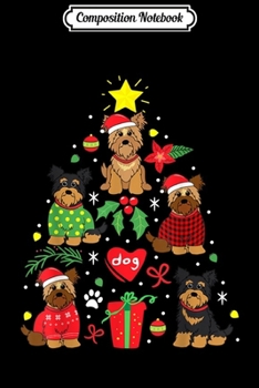 Paperback Composition Notebook: Yorkipoo Christmas Ornament Tree Funny Dog Gift Journal/Notebook Blank Lined Ruled 6x9 100 Pages Book
