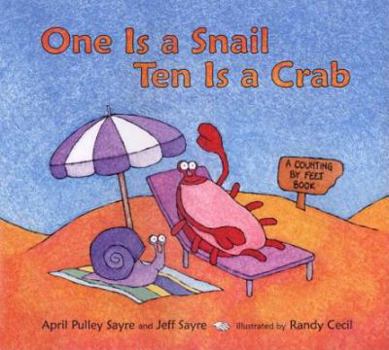 Hardcover One Is a Snail, Ten Is a Crab: A Counting by Feet Book