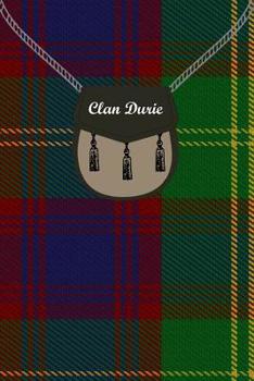 Paperback Clan Durie Tartan Journal/Notebook Book