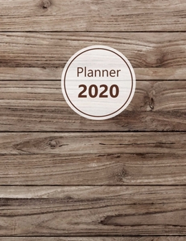 Paperback Planner 2020: Monthly and Weekly Planner. Week on 1 page. Start your week with weekly Focus, Tasks, To-Dos. Monday start week. 11.0" Book