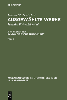 Hardcover Ausgewählte Werke, Bd 8/Tl 2, Ausgaben deutscher Literatur des 15. bis 18. Jahrhunderts Band 8/Teil 2 [German] Book