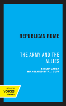 Paperback Republican Rome: The Army and the Allies Book