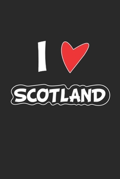 Scotland: Notebook, Journal | Gift Idea for Globetrotters and Travel Fans | checkered | 6x9 | 120 pages