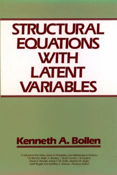 Hardcover Structural Equations with Latent Variables Book