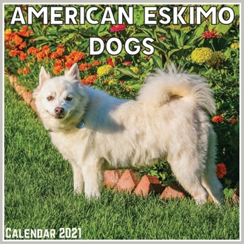 Paperback American Eskimo Dogs Calendar 2021: Official American Eskimo Dogs Calendar 2021, 12 Months Book