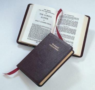 Leather Bound Bcp Enlarged Edition 707 Burgundy Book