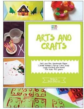 Paperback Arts and Crafts: Activity Pack with Arts and Craft Projects: 4-10 Year Old Kids! Book