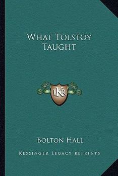 What Tolstoy Taught