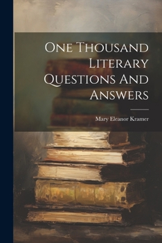 Paperback One Thousand Literary Questions And Answers Book