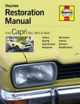 Hardcover Ford Capri Mki, Mkii & Mkiii Book