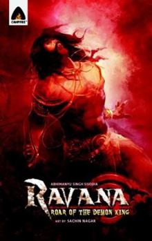 Paperback Ravana: Roar of the Demon King: A Graphic Novel Book
