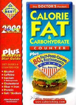 Paperback The Doctor's Pocket Calorie, Fat & Carbohydrate Counter Book