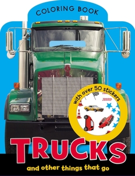 Paperback Trucks and Other Things That Go [With Sticker(s)] Book