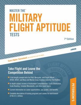 Paperback Master the Military Flight Aptitude Tests Book