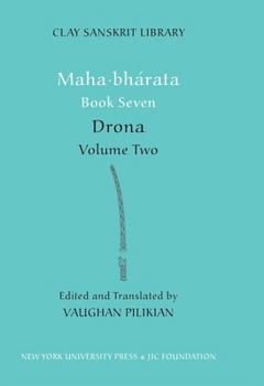 Hardcover Mahabharata Book Seven (Volume 2): Drona Book