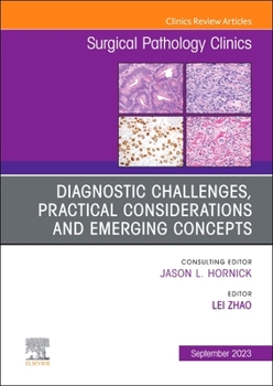Hardcover Diagnostic Challenges, Practical Considerations and Emerging Concepts, an Issue of Surgical Pathology Clinics: Volume 16-3 Book