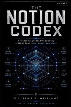 Paperback THE NOTION CODEX: A Master Reference for Building Systems That Think, Adapt, and Scale (The Digital Mastery Collection) Book