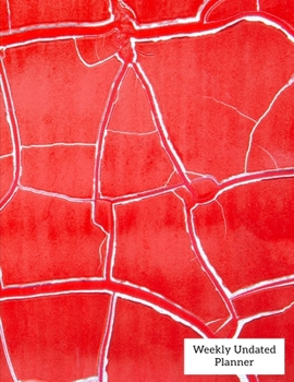 Weekly Undated Planner: 2 Year Weekly No Date Planner With To Do List And Habit Tracker, 2020 2021 ,size 8.5 X 11"