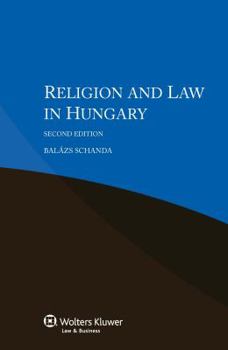 Paperback Religion and Law in Hungary Book