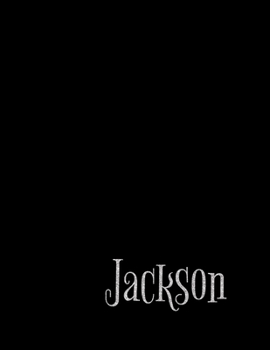 Paperback Jackson Entrepreneur Personalized Minimalist Grid Premium Notebook - 8.5x11 100 grid pages- Matte Jackson Personalized Matte Cover with sturdy white p Book