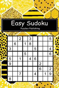 Easy Sudoku: Sudoku Puzzle Game For Beginers With Seamless geometric pattern honeycomb Trendy hand drawn textures cover