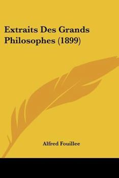 Paperback Extraits Des Grands Philosophes (1899) [French] Book